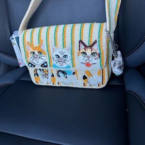 Viral Marshalls Cat Beaded Shoulder Bag